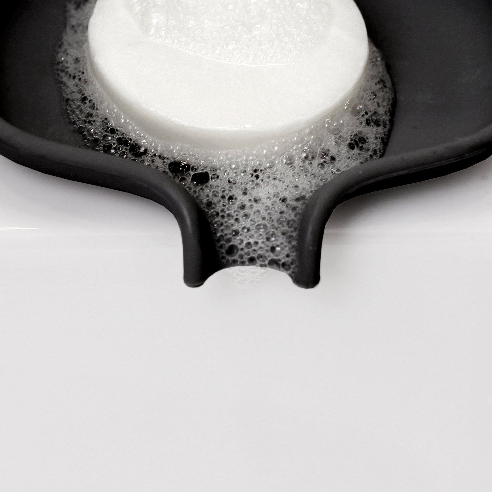 Bosign Flow SoapSaver Draining Soap Dish – Small, Black – image 3