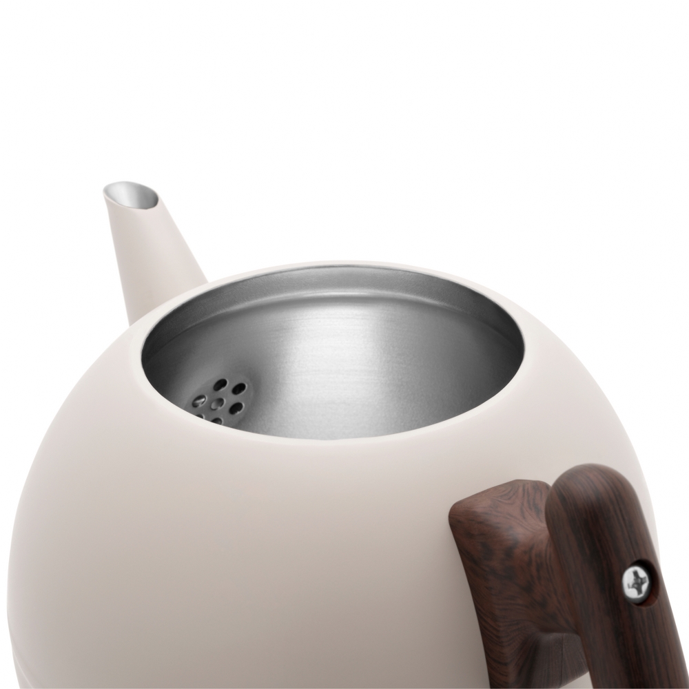 Bredemeijer Bella Ronde Double-Walled Teapot 1.2L – Sand – image 3