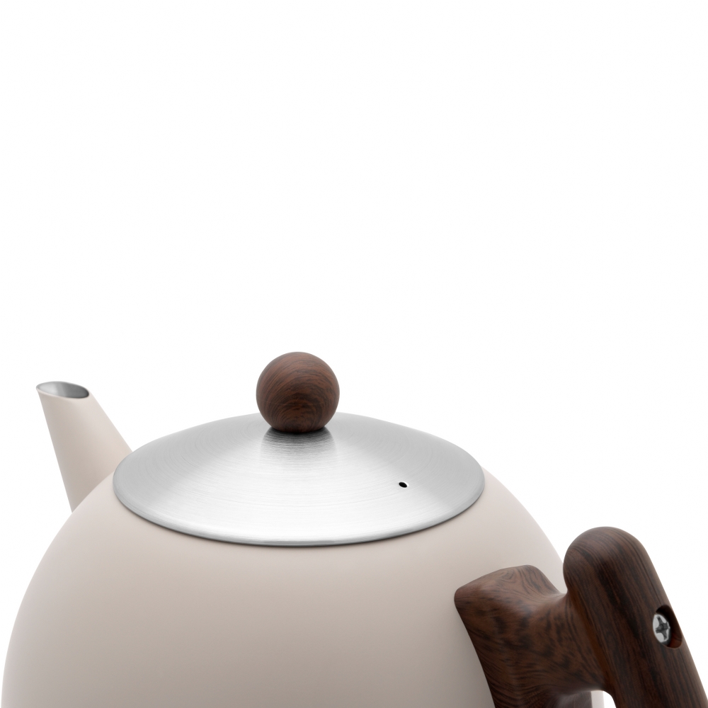 Bredemeijer Bella Ronde Double-Walled Teapot 1.2L – Sand – image 2