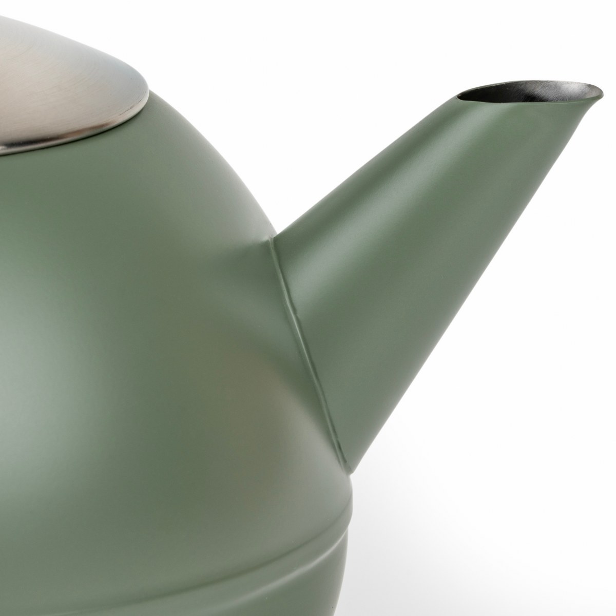 Bredemeijer Bella Ronde Double-Walled Teapot 1.2L – Army Green – image 5