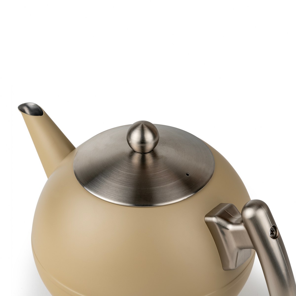 Bredemeijer Bella Ronde Double-Walled Teapot 1.2L – Taupe – image 4