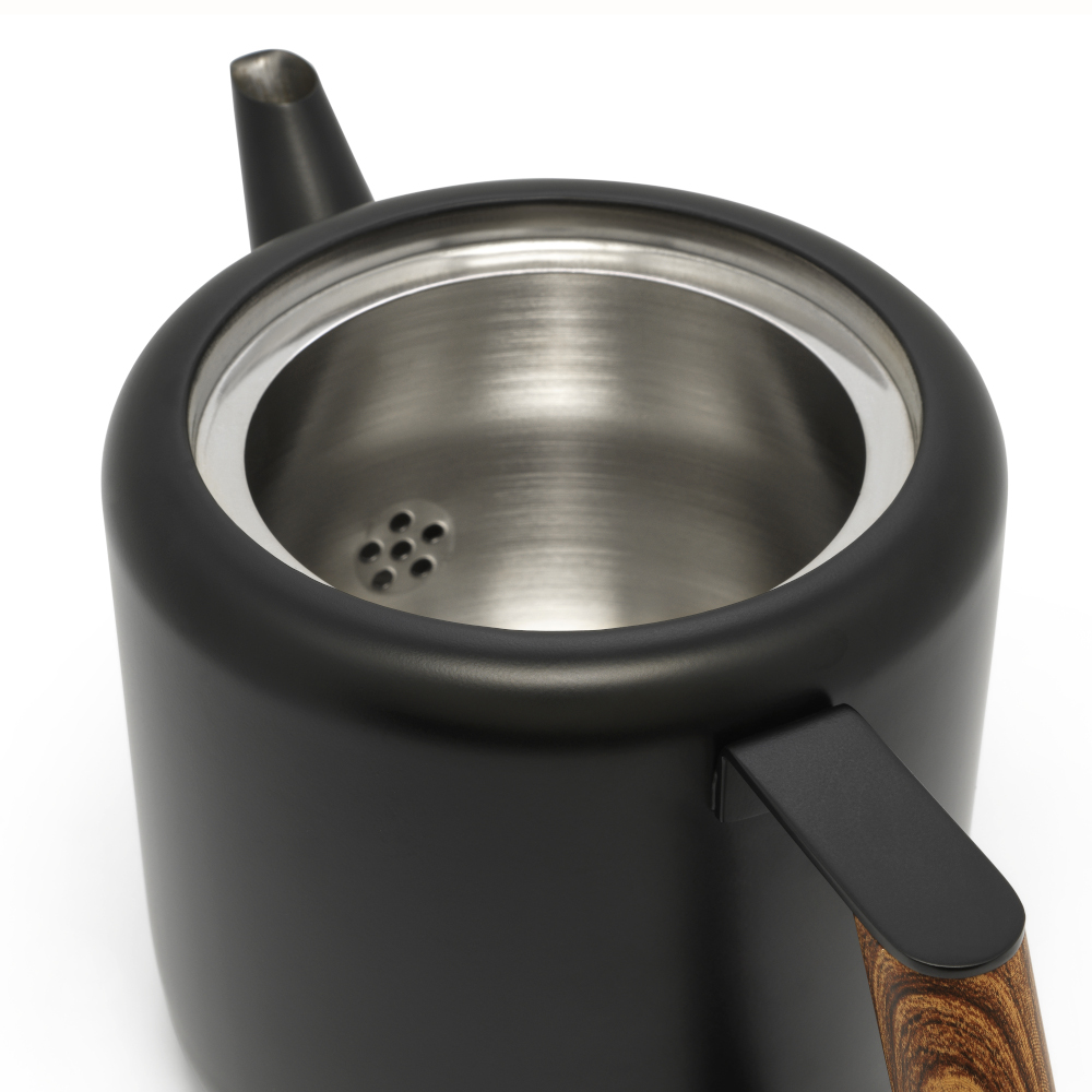 Bredemeijer Duet Boston Double-Walled Teapot 1.2L – Matt Black – image 2