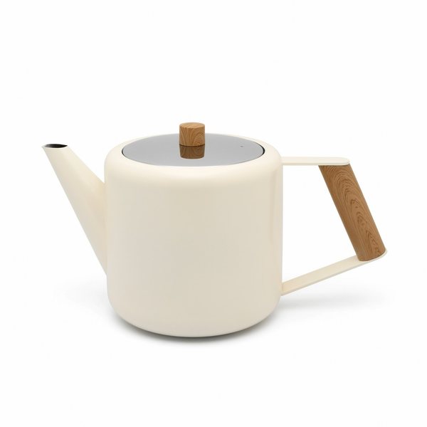 Bredemeijer Duet Boston Double-Walled Teapot 1.1L – White
