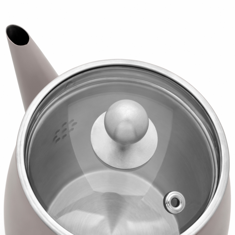 Bredemeijer Duet Eva Double-Walled Teapot 1.1L – Concrete Grey – image 2