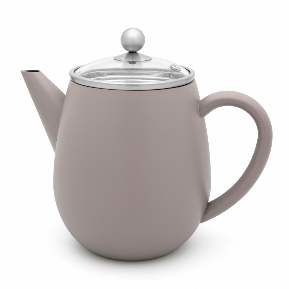 Bredemeijer Duet Eva Double-Walled Teapot 1.1L – Concrete Grey – image 4