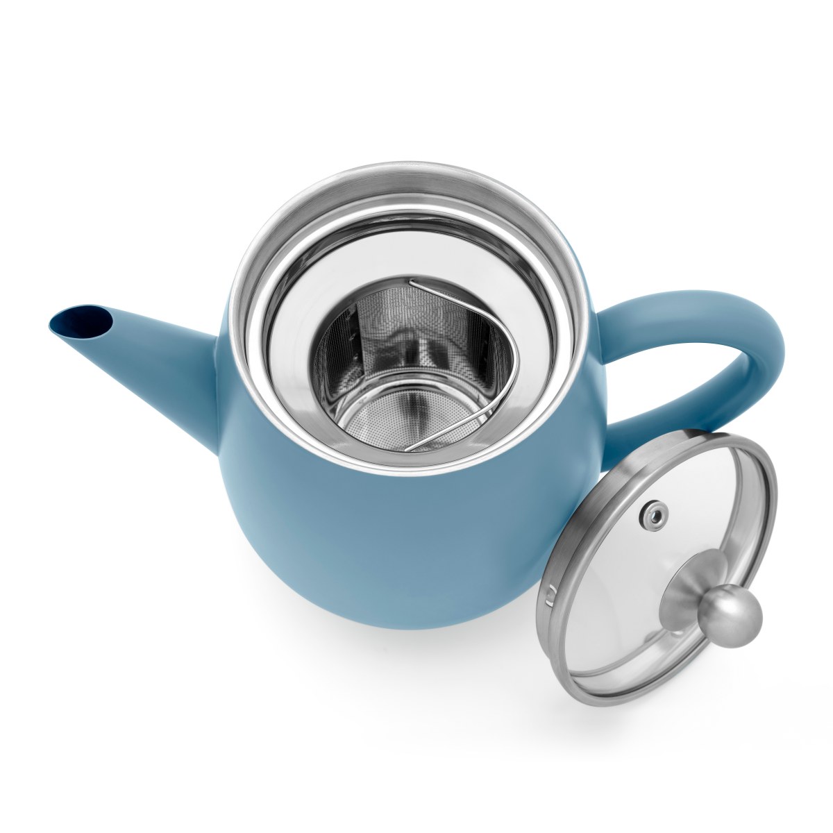 Bredemeijer Duet Eva Double-Walled Teapot 1.1L – Ice Blue – image 4
