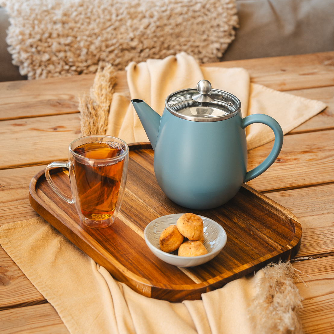 Bredemeijer Duet Eva Double-Walled Teapot 1.1L – Rust Brown – image 8