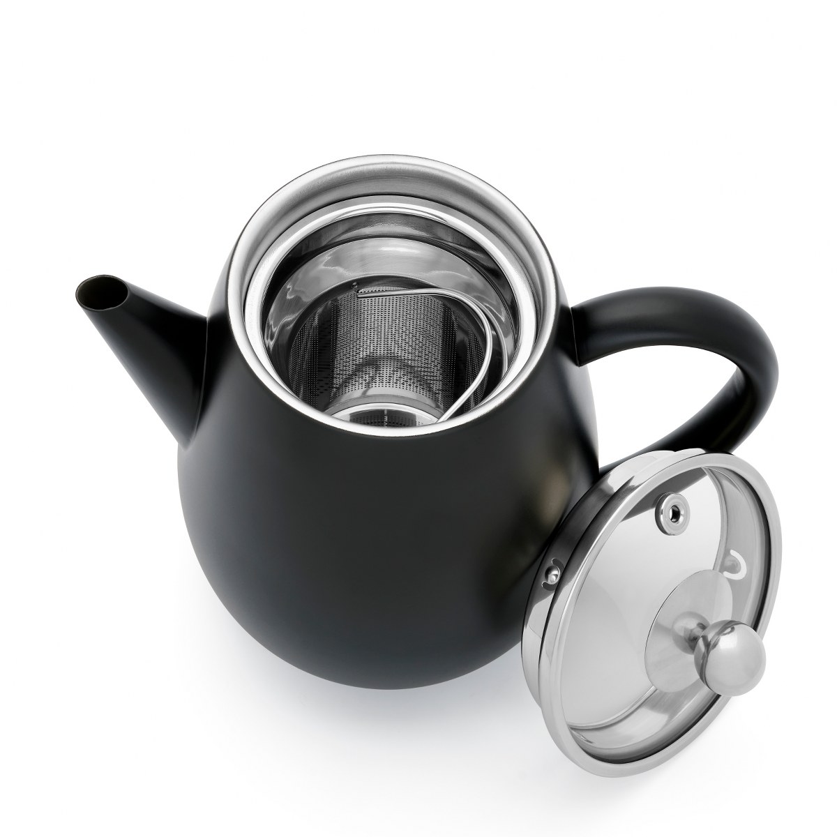 Bredemeijer Duet Eva Double-Walled Teapot 0.5L – Matt Black – image 4