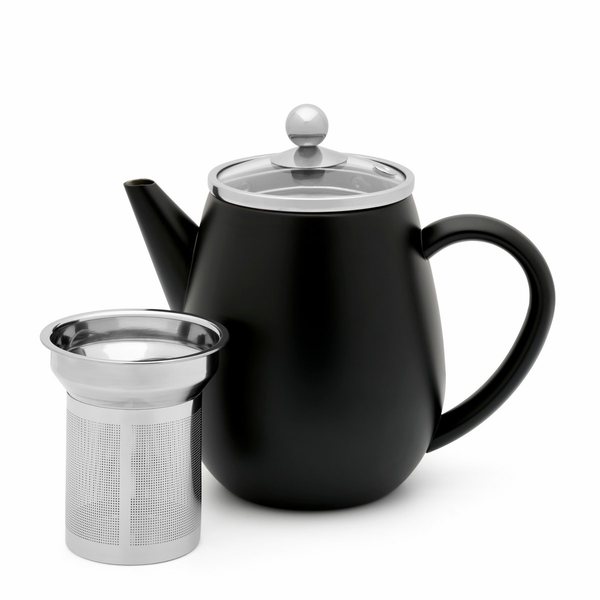 Bredemeijer Duet Eva Double-Walled Teapot 0.5L – Matt Black
