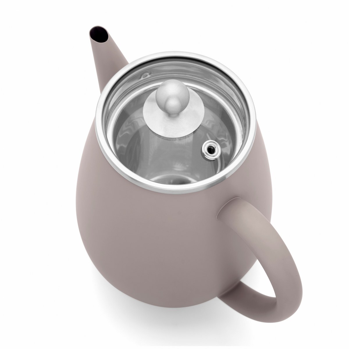 Bredemeijer Duet Eva Double-Walled Teapot 0.5L – Concrete Grey – image 2