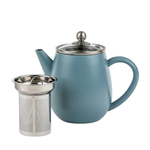 Bredemeijer Duet Eva Double-Walled Teapot 0.5L – Ice Blue