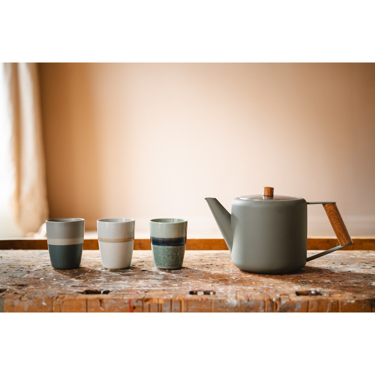 Bredemeijer Duet Boston Double-Walled Teapot 1.1L – Slate Grey – image 7