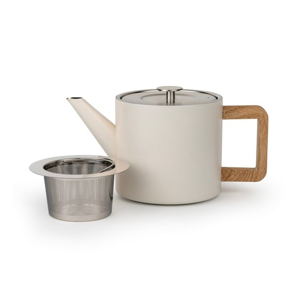 Bredemeijer Duet Narvik Double-Walled Teapot 1.1L – Warm White