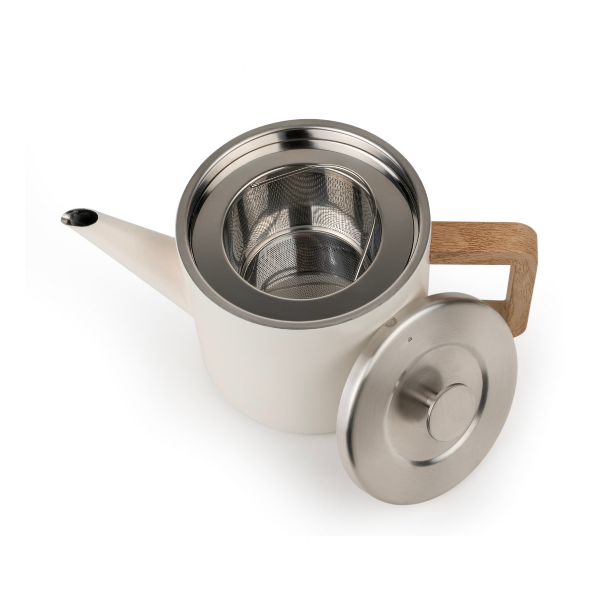 Bredemeijer Duet Narvik Double-Walled Teapot 1.1L – Warm White – image 4