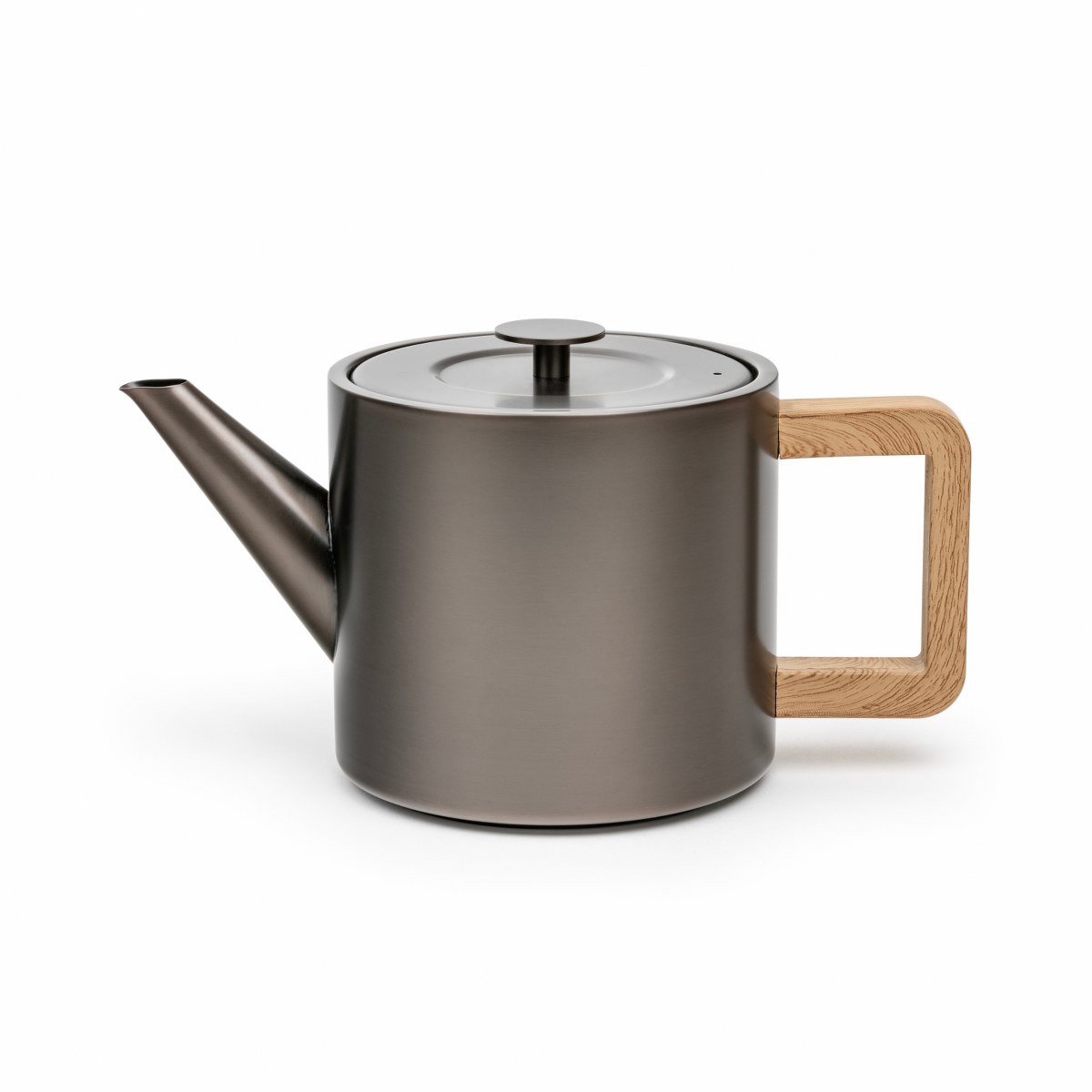 Bredemeijer Duet Narvik Double-Walled Teapot 1.1L – Satin Metallic Grey – image 2