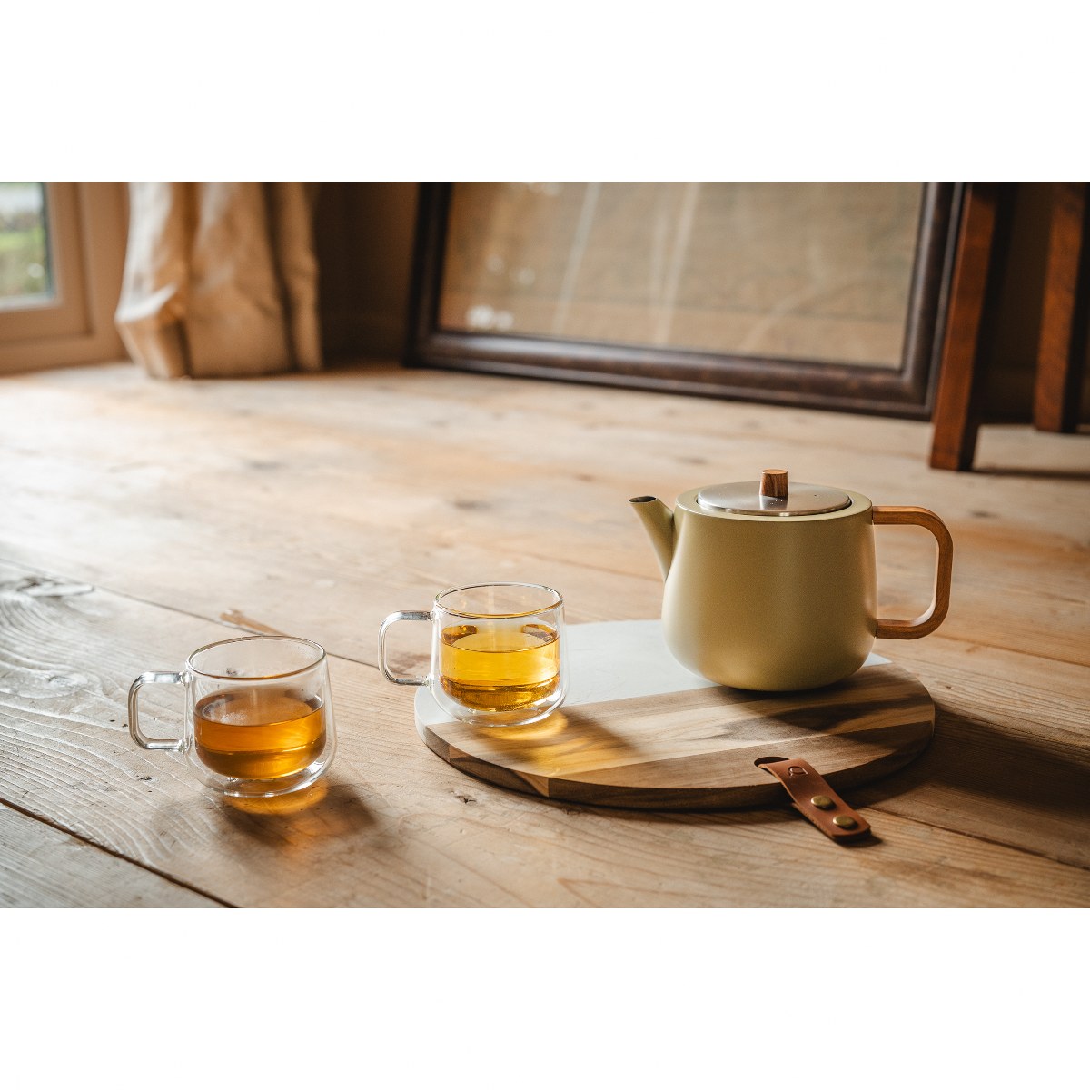 Bredemeijer Duet Facet Double-Walled Teapot 1.1L – Khaki Green – image 9
