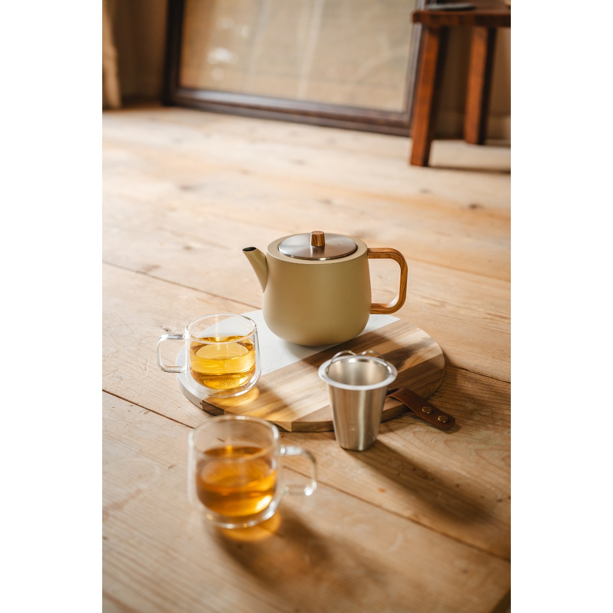 Bredemeijer Duet Facet Double-Walled Teapot 1.1L – Khaki Green – image 10