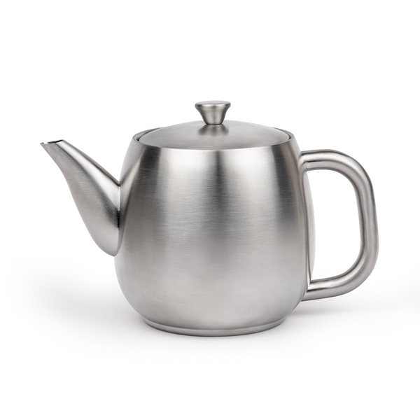 Bredemeijer Vera Double-Walled Teapot 900ml – Matt Steel