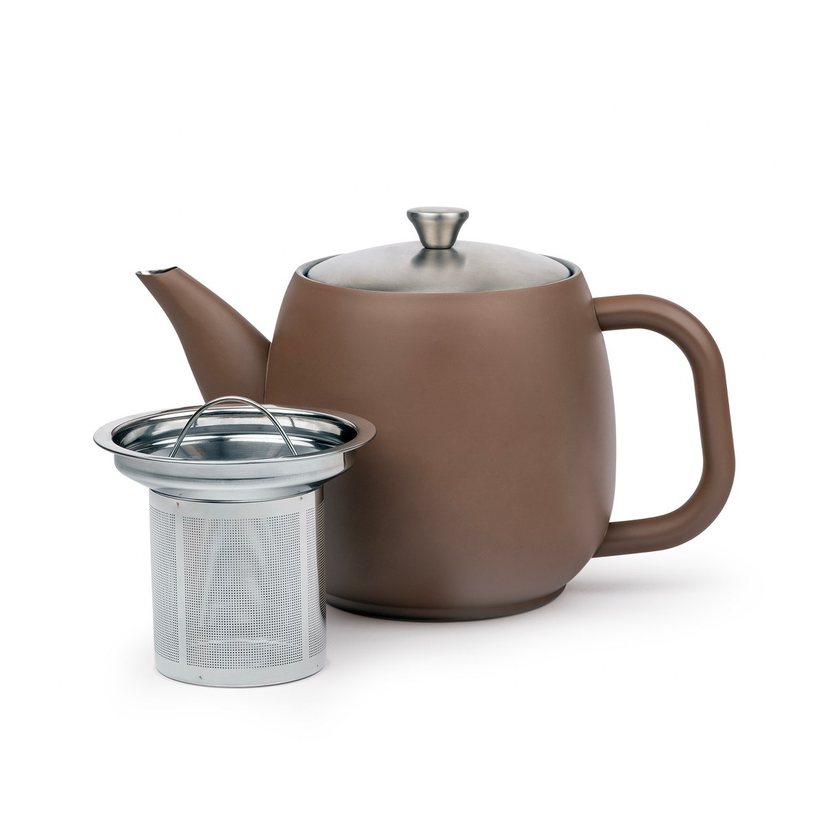 Bredemeijer Vera Double-Walled Teapot 900ml – Dark Brown – image 5