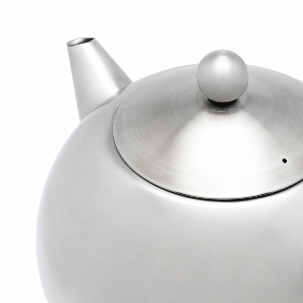 Bredemeijer Minuet Santhee Double-Walled Teapot 2L – Satin Steel – image 2