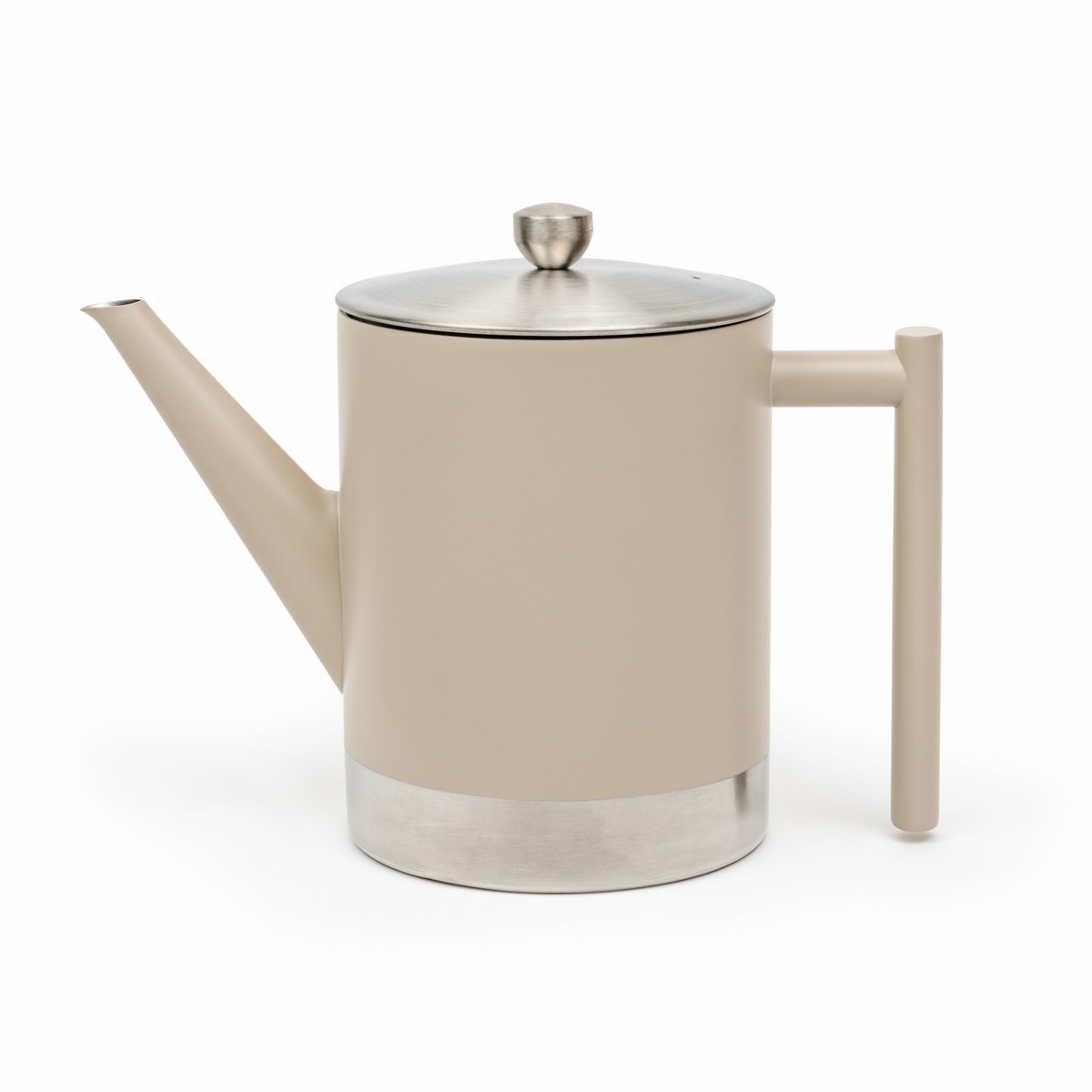 Bredemeijer Minuet Cylindre Double-Walled Teapot 1.2L – Taupe – image 2