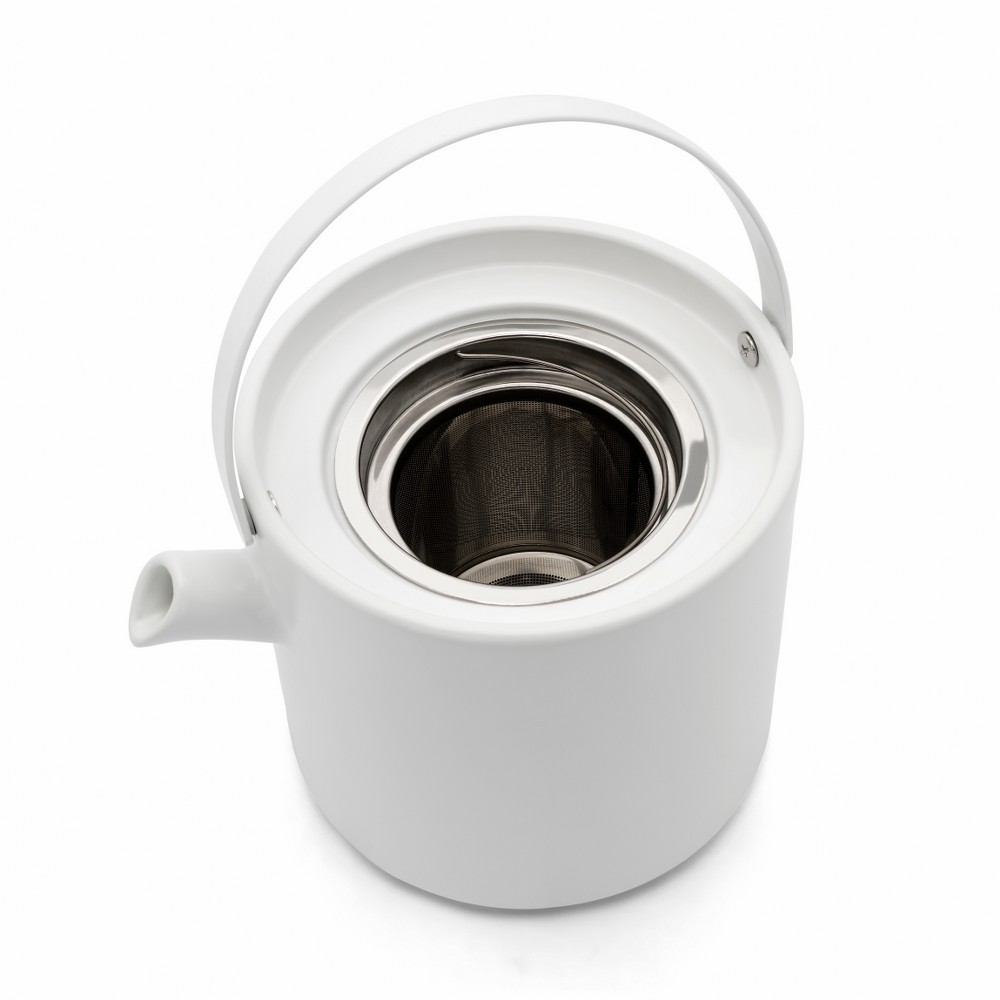Bredemeijer Umea Stoneware Teapot 1.2L with Warmer – White – image 3