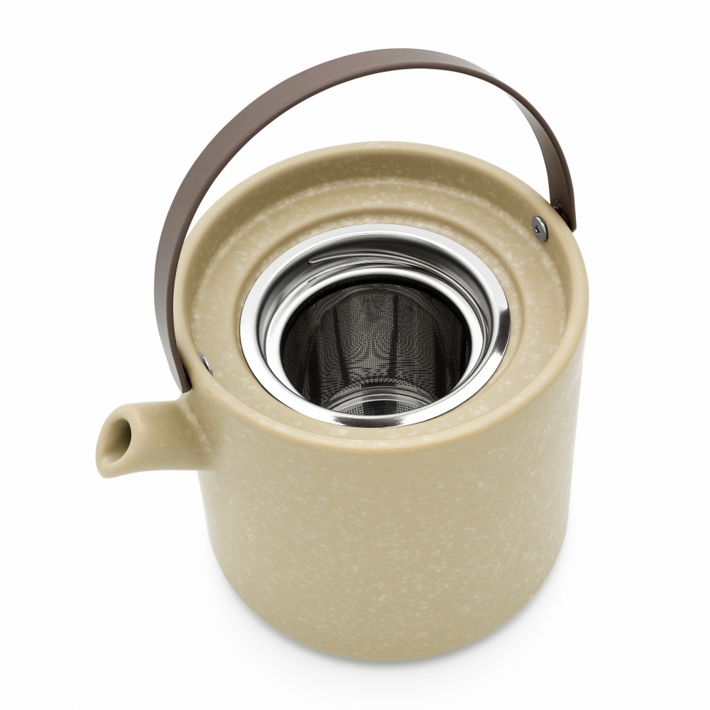 Bredemeijer Umea Stoneware Teapot 1.2L with Warmer – Loam Grey – image 2