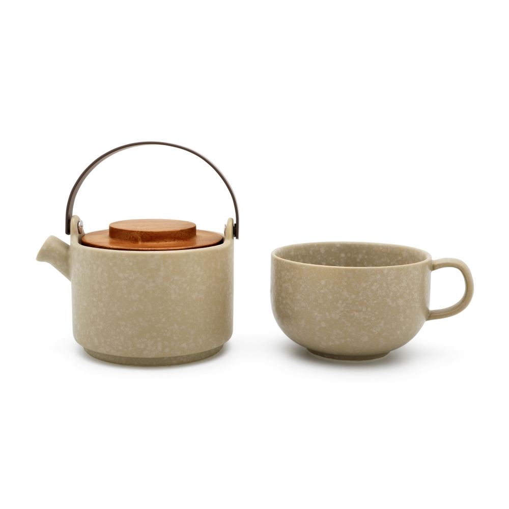Bredemeijer Umea Tea for One Set – Loam Grey – image 2