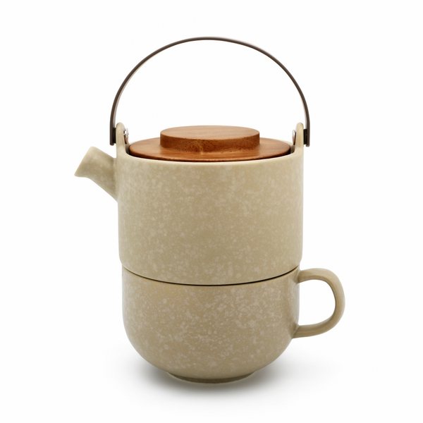Bredemeijer Umea Tea for One Set – Loam Grey