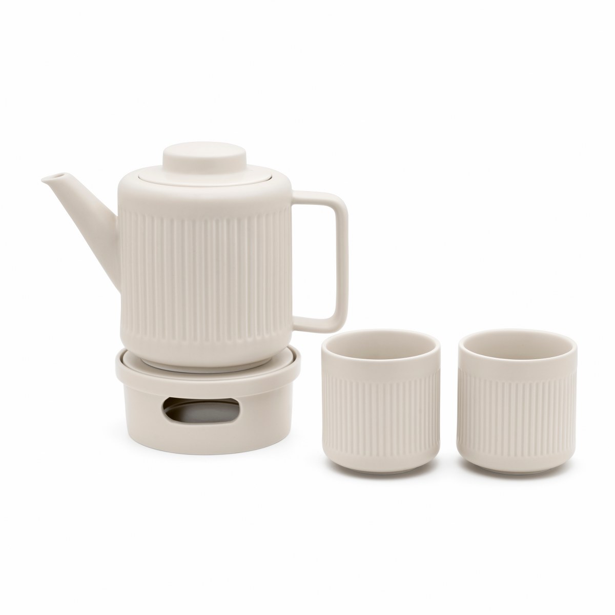 Bredemeijer Skagen Porcelain Tea Mugs 300ml, Set of 2 – White – image 2
