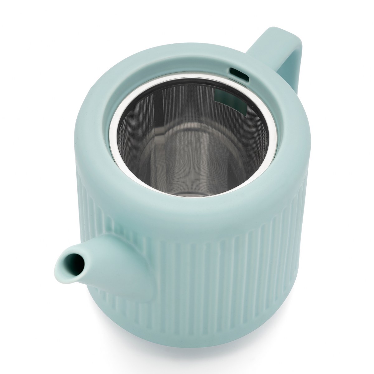Bredemeijer Skagen Porcelain Teapot 1.2L with Filter – Light Blue – image 3