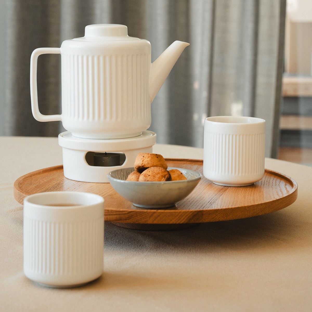 Bredemeijer Skagen Porcelain Tea Mugs 300ml, Set of 2 – Light Blue – image 6