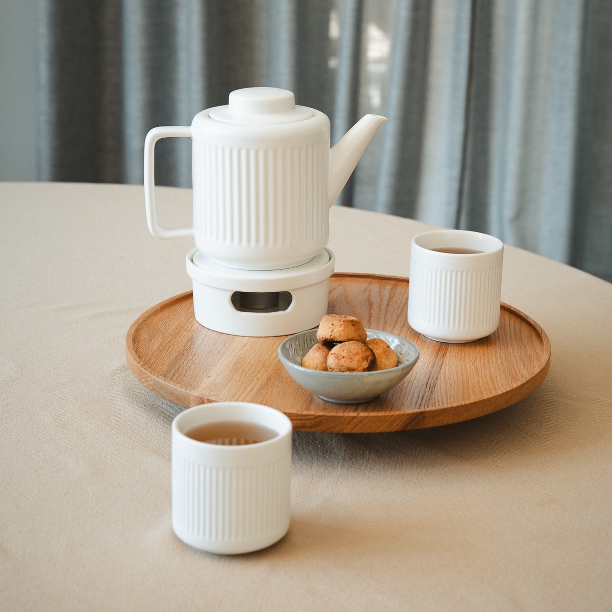 Bredemeijer Skagen Porcelain Tea Mugs 300ml, Set of 2 – Light Blue – image 5