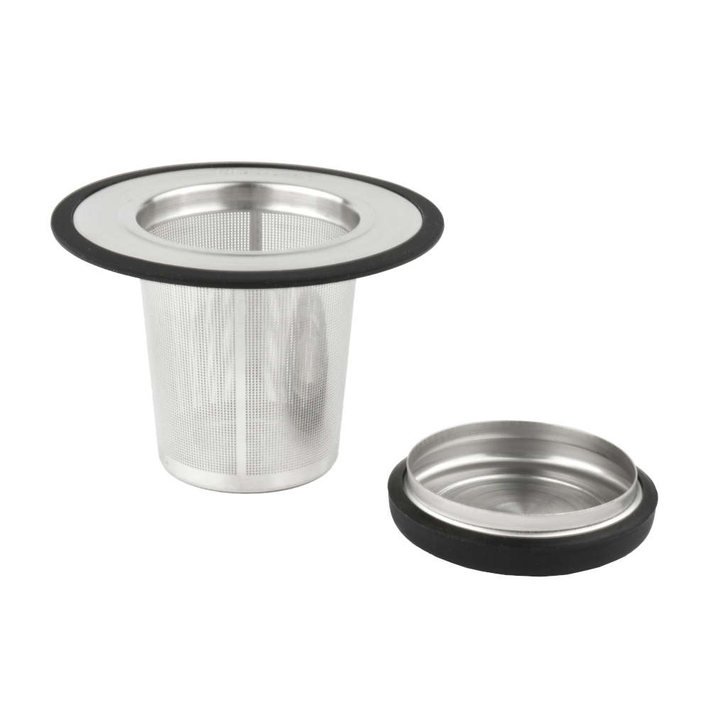 Bredemeijer Large Fine Mesh Tea Infuser with Lid & Drip Tray – image 2