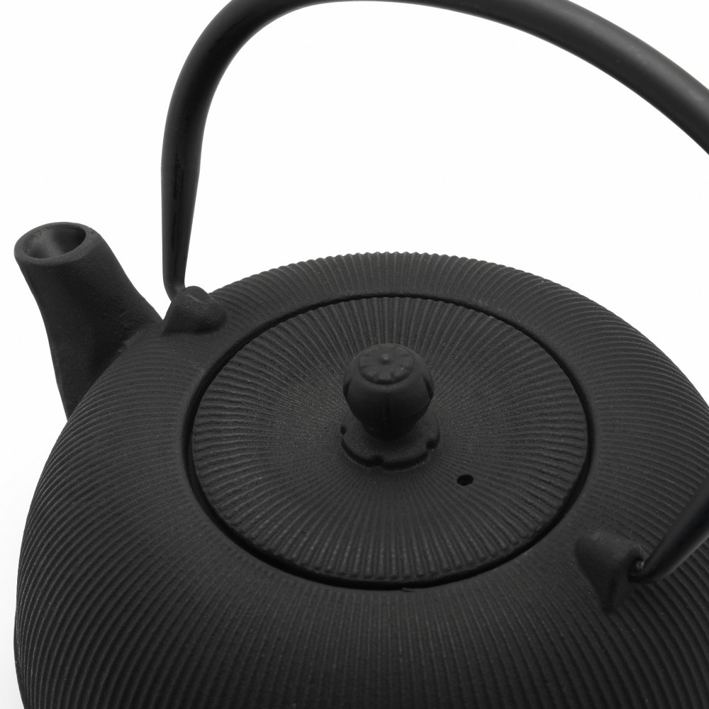 Bredemeijer Sichuan Cast Iron Teapot Gift Set 1L with 2 Cups – Black & Ecru – image 4
