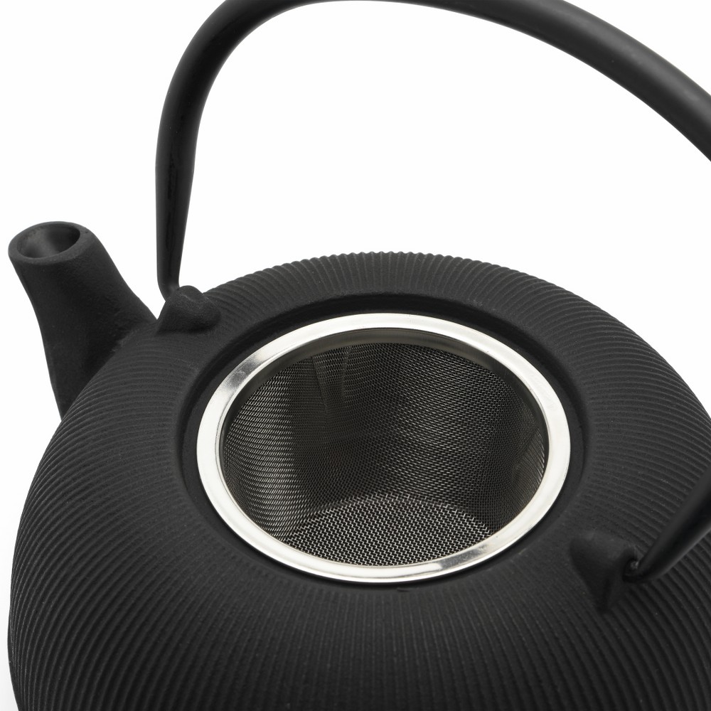 Bredemeijer Sichuan Cast Iron Teapot Gift Set 1L with 2 Cups – Black & Ecru – image 5