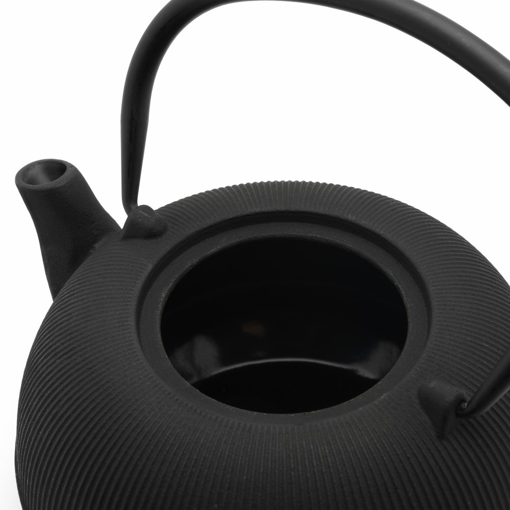 Bredemeijer Sichuan Cast Iron Teapot Gift Set 1L with 2 Cups – Black & Ecru – image 6