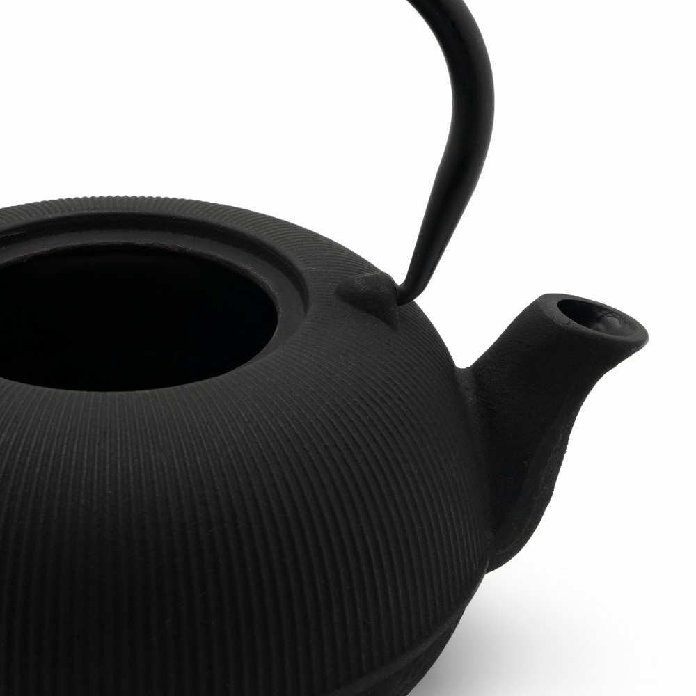 Bredemeijer Sichuan Cast Iron Teapot Gift Set 1L with 2 Cups – Black & Ecru – image 7