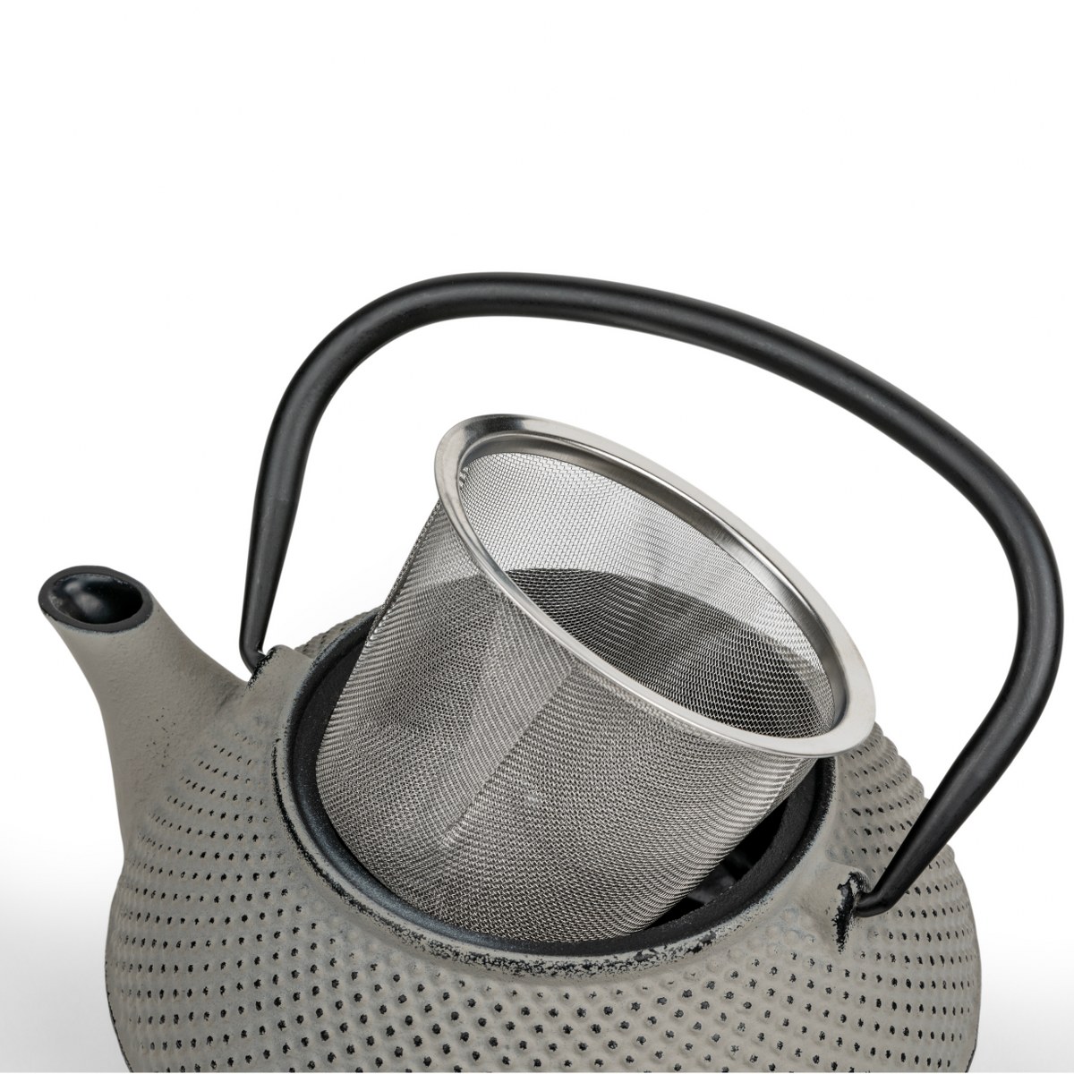 Bredemeijer Jang Cast Iron Teapot 0.8L with Filter – Grey – image 2