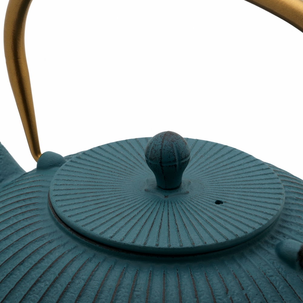 Bredemeijer Linhai Cast Iron Teapot 1.1L – Petrol – image 4