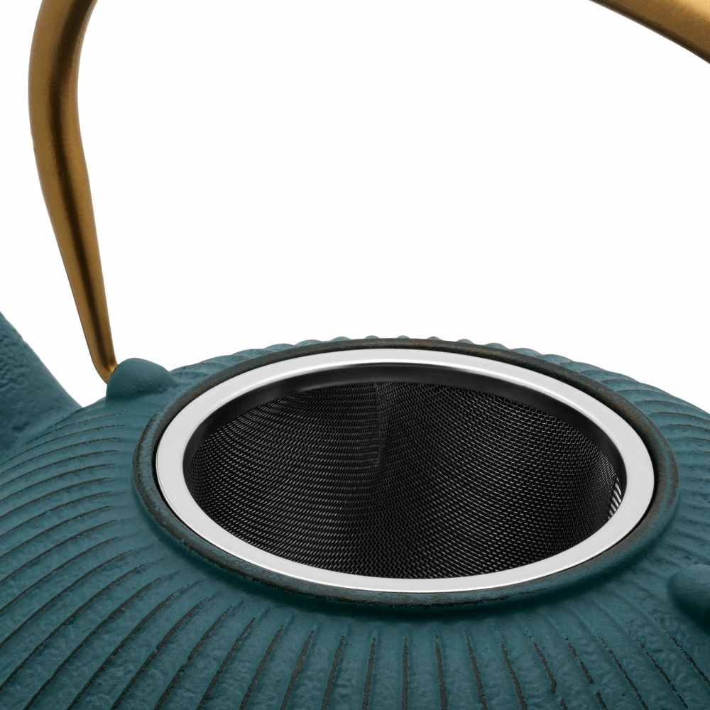 Bredemeijer Linhai Cast Iron Teapot 1.1L – Petrol – image 3