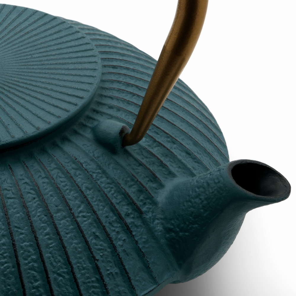 Bredemeijer Linhai Cast Iron Teapot 1.1L – Petrol – image 5