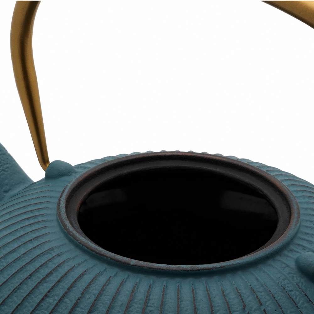 Bredemeijer Linhai Cast Iron Teapot 1.1L – Petrol – image 2