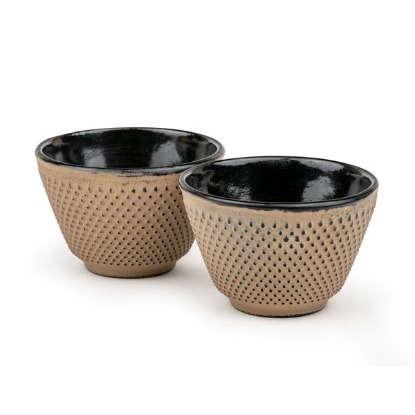 Bredemeijer Xilin Cast Iron Tea Cups, Set of 2 – Camel