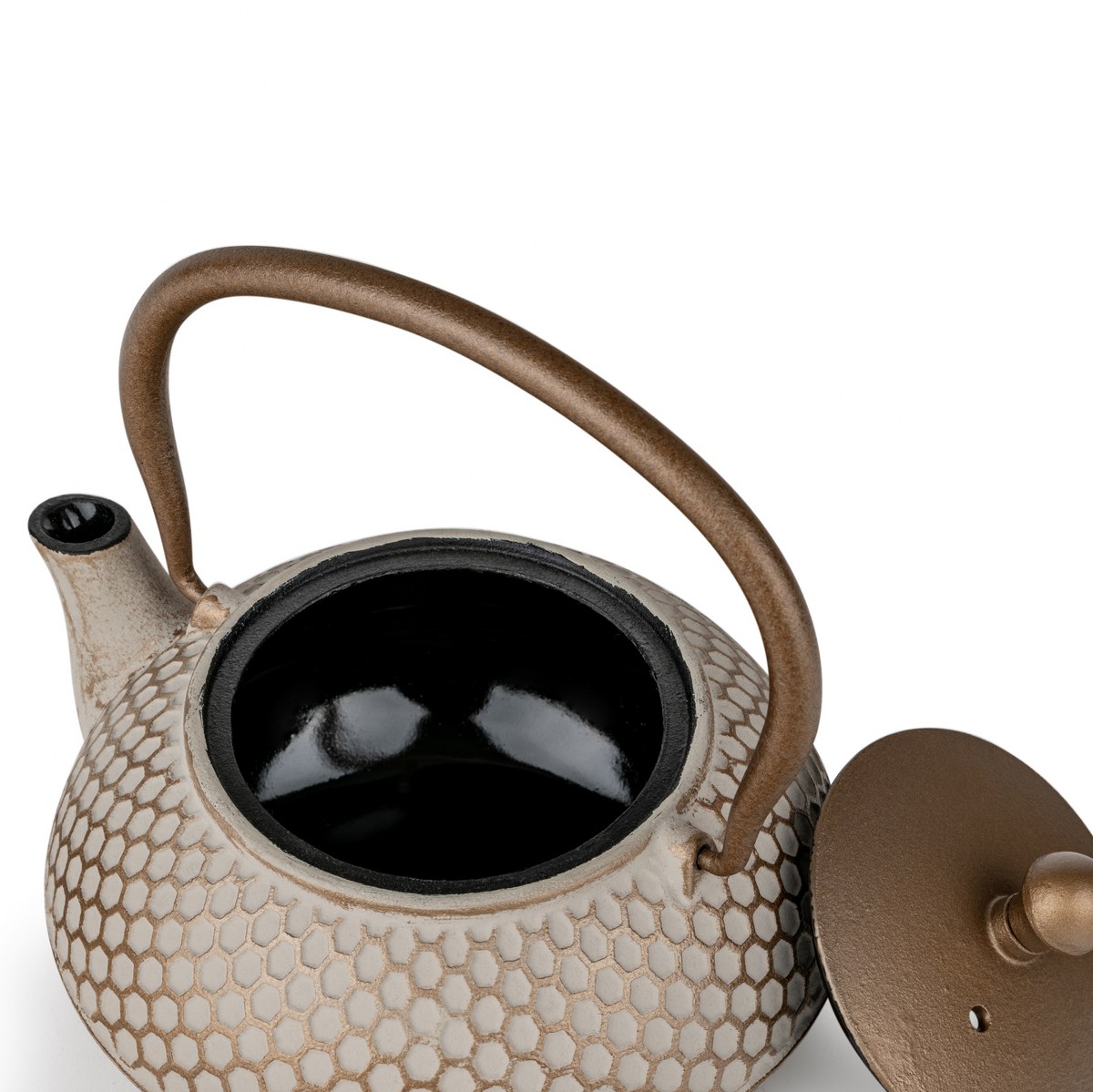 Bredemeijer Jiangxi Cast Iron Teapot 0.7L with Filter – Beige – image 4