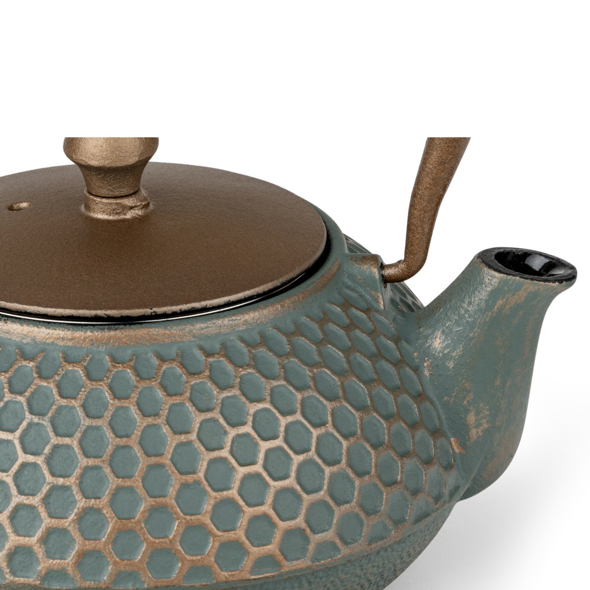 Bredemeijer Jiangxi Cast Iron Teapot 0.7L with Filter – Blue – image 2
