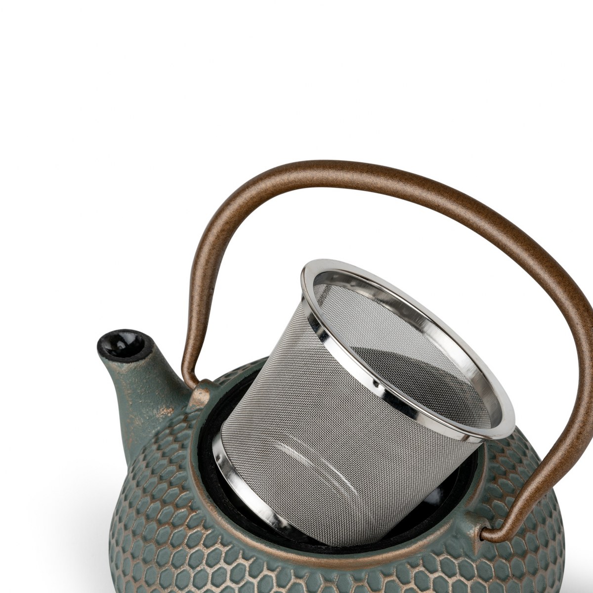 Bredemeijer Jiangxi Cast Iron Teapot 0.7L with Filter – Blue – image 4