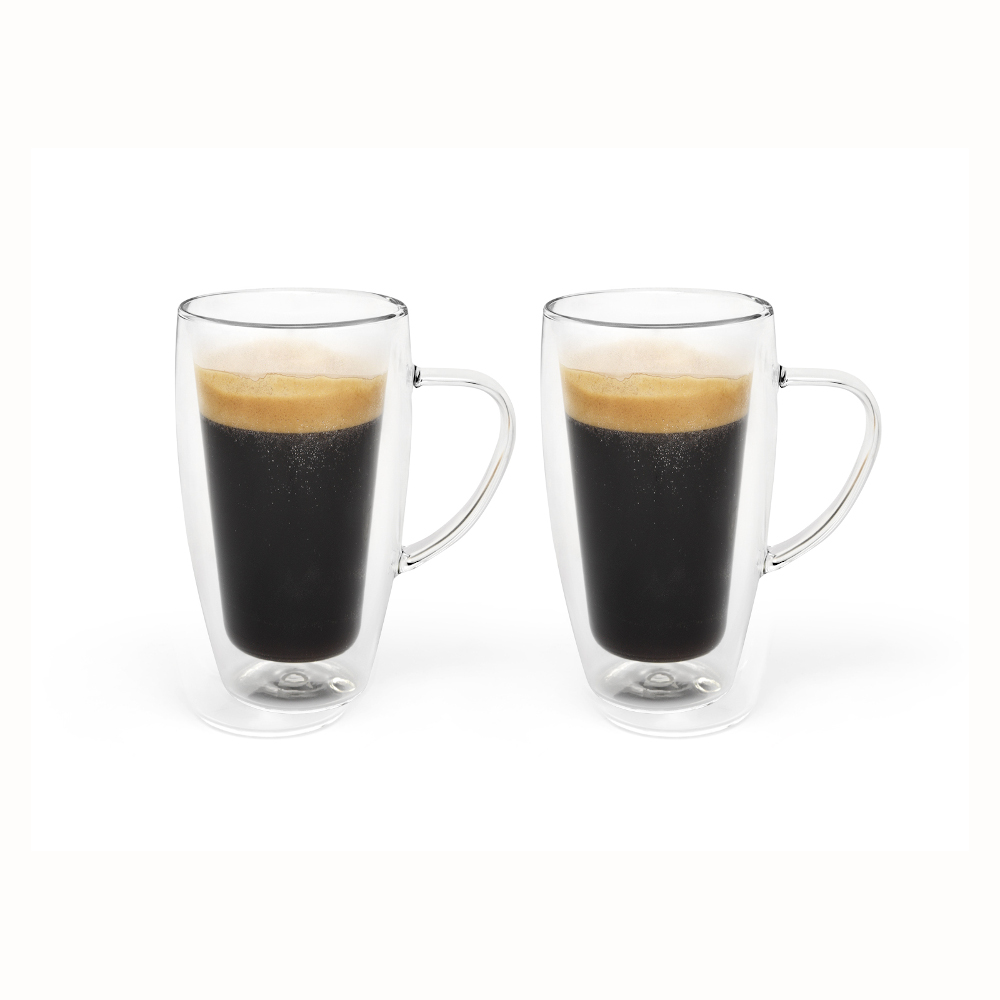 Bredemeijer Double-Walled Glass Mugs 295ml, Set of 2 – image 2