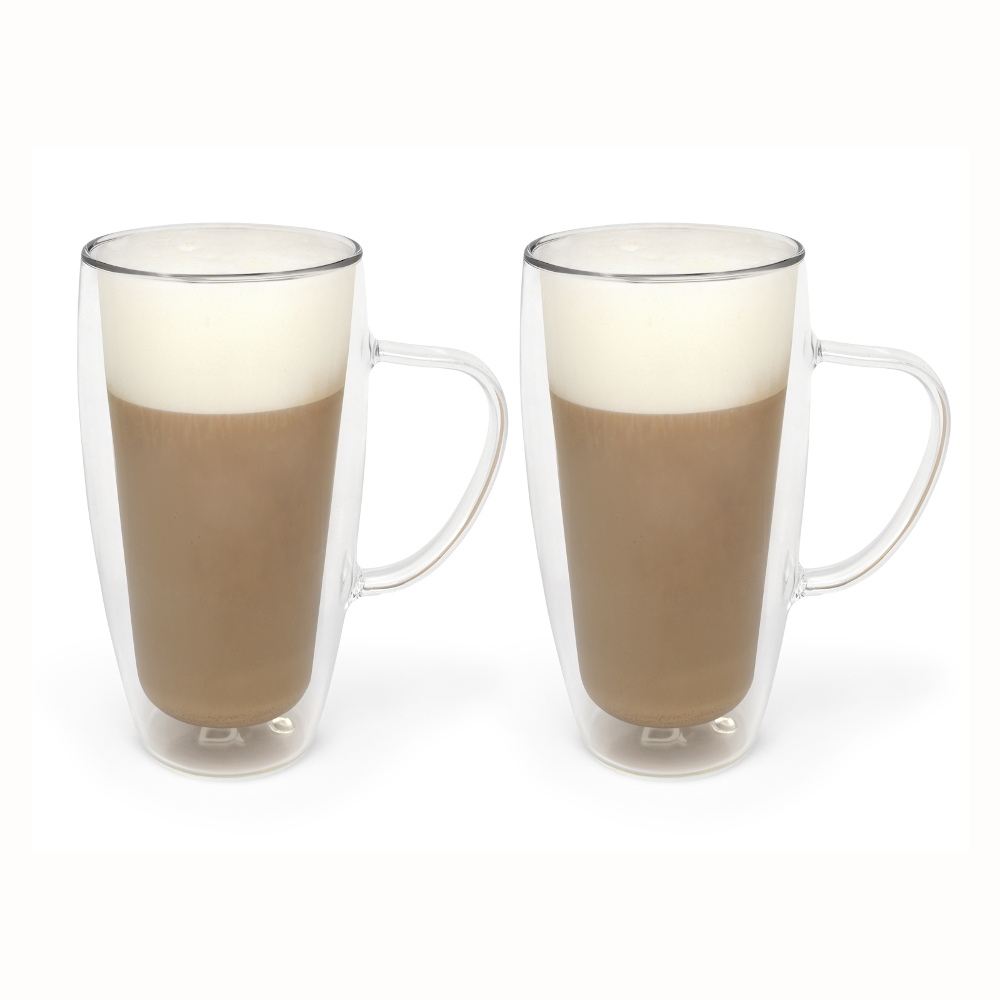 Bredemeijer Double-Walled Glass Mugs 400ml, Set of 2 – image 2