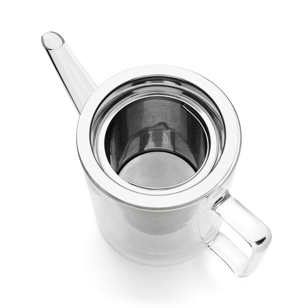 Bredemeijer San Remo Double-Walled Glass Teapot 1L with Filter – image 2